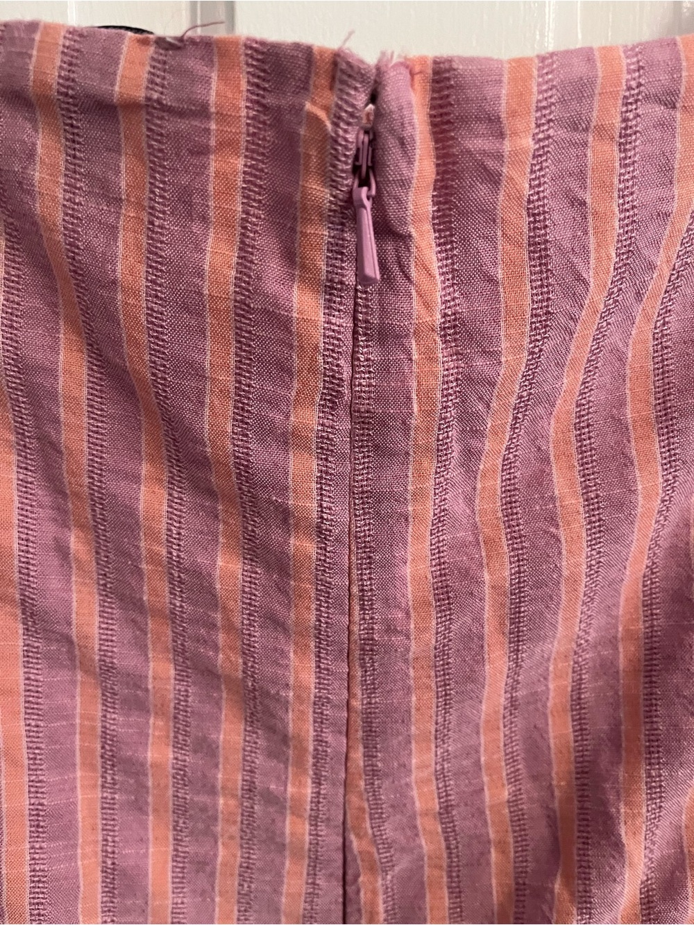 American Eagle Outfitters Orange and Lilac Striped Midi Sundress sz XXL - Picture 5 of 8